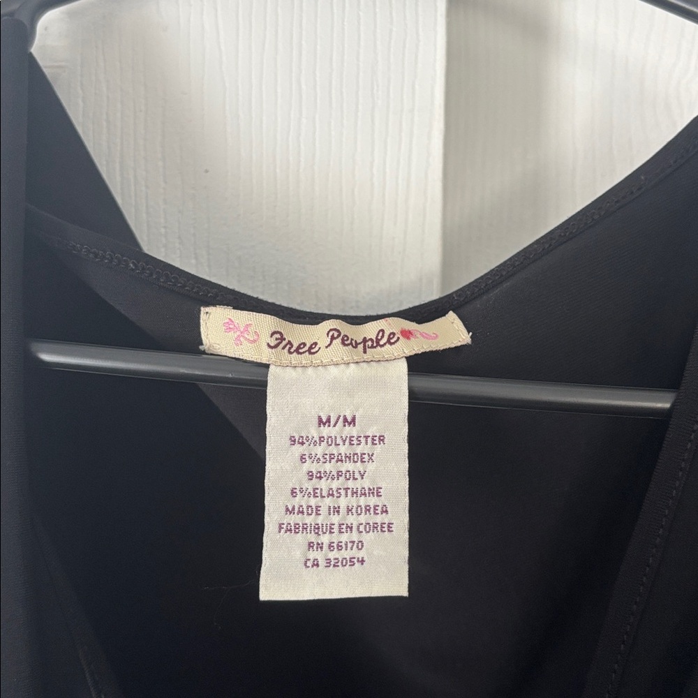 Free People Women’s Black Sleeveless Dress Size Medium - Picture 4 of 4